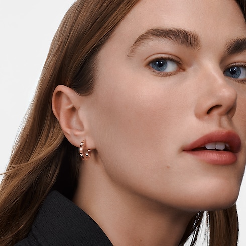 フープピアス アンプラント (ピンクゴールド) 単品 ジュエリー ジュエリー カテゴリー (製品ズーム)