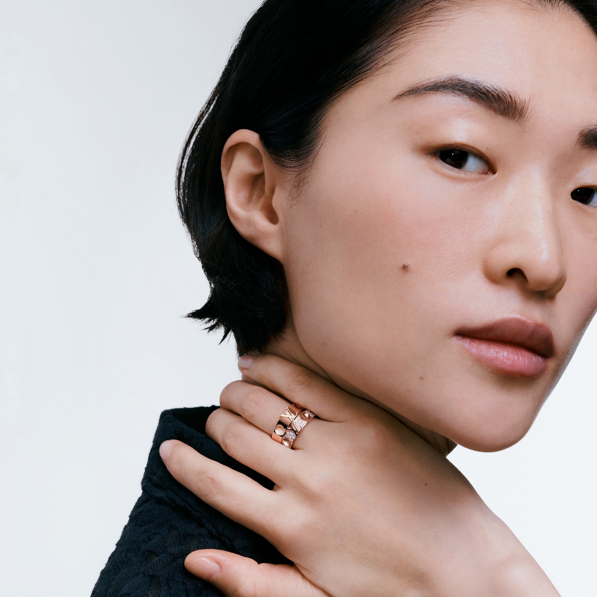 リング アンプラント LV (ピンクゴールド×ダイヤモンド)  ジュエリー ジュエリー カテゴリー (製品ズーム)