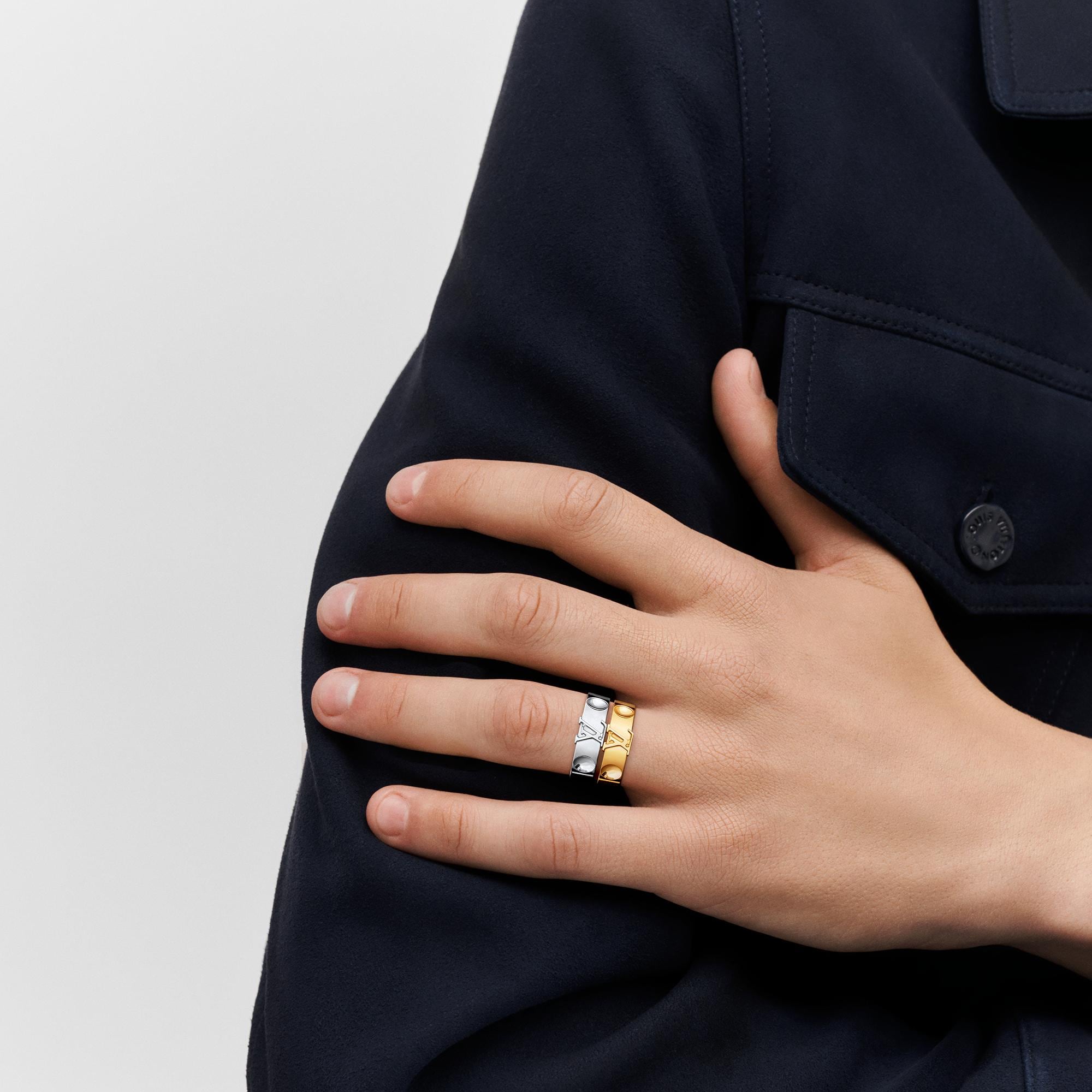 リング アンプラント LV（イエローゴールド）  メンズ Discontinued Product (製品ズーム)