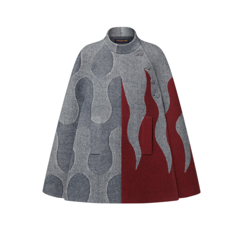 フレーム ジャカード ケープ ウィメンズ ウェア(洋服) (製品ズーム)