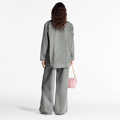 フラップポケット デニムジャケット ウィメンズ ウェア(洋服) (製品ズーム)