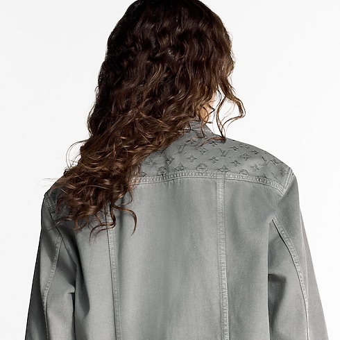 フラップポケット デニムジャケット ウィメンズ ウェア(洋服) (製品ズーム)