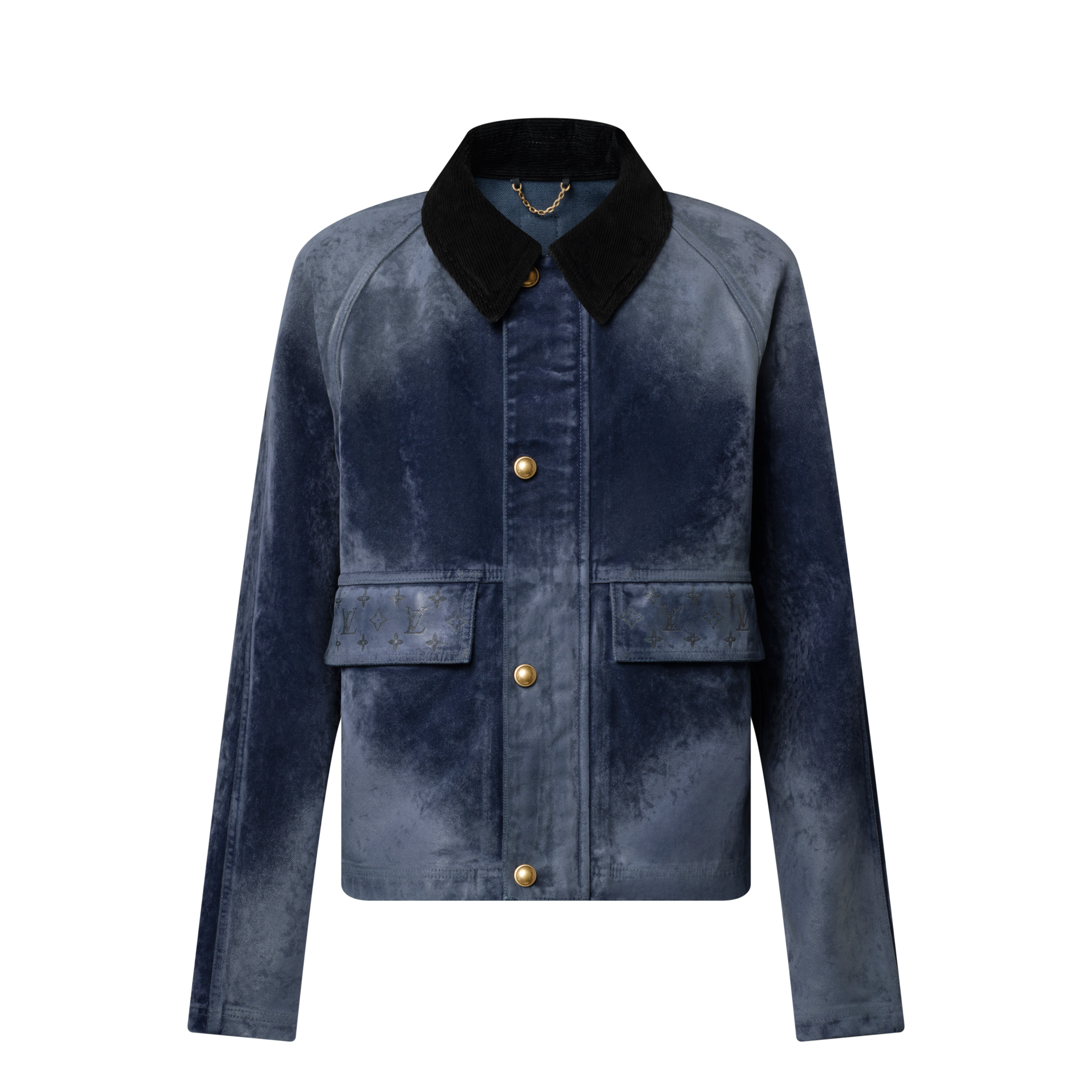 モノグラム フロックド デニムジャケット  メンズ ウェア(洋服) (製品ズーム)