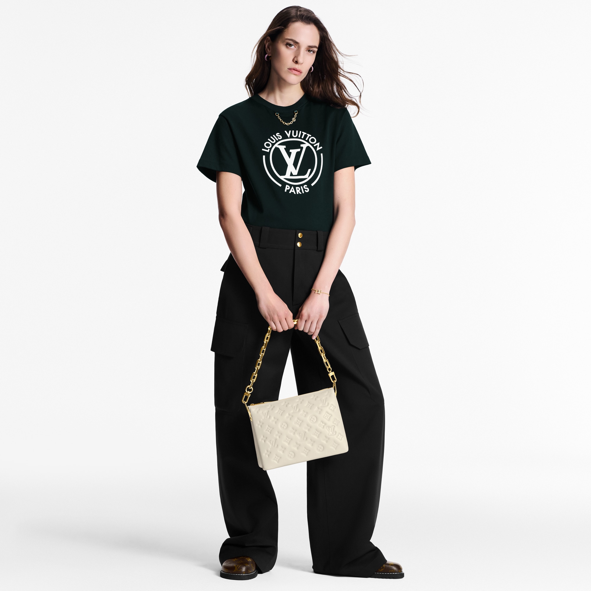 フロックド LV Tシャツ  ウィメンズ プレタポルテ(洋服) (製品ズーム)