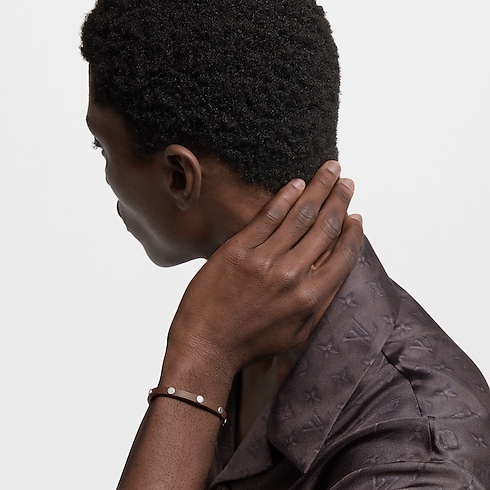 ブレスレット・フラワー エッジ スタッズ メンズ ファッションジュエリー (製品ズーム)