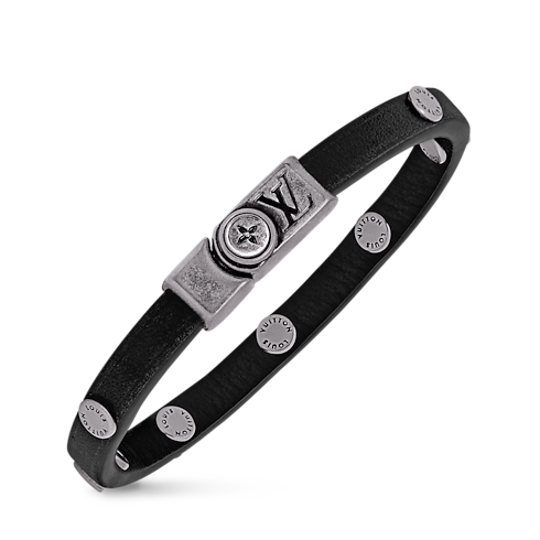 ブレスレット・フラワー エッジ スタッズ メンズ ファッションジュエリー (製品ズーム)