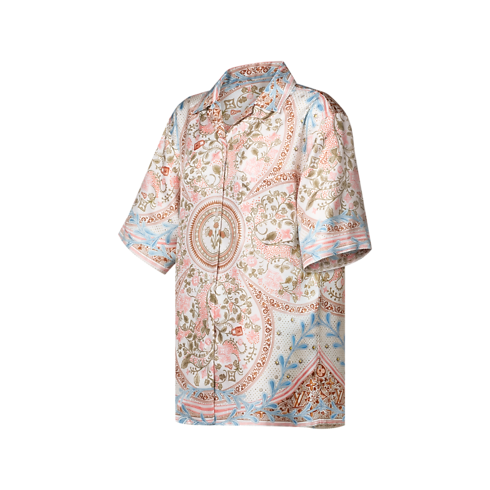 フラワーフラール ショートスリーブシャツ ウィメンズ ウェア(洋服) (製品ズーム)