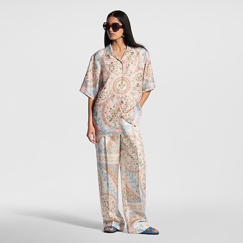 フラワーフラール ショートスリーブシャツ ウィメンズ ウェア(洋服) (製品ズーム)
