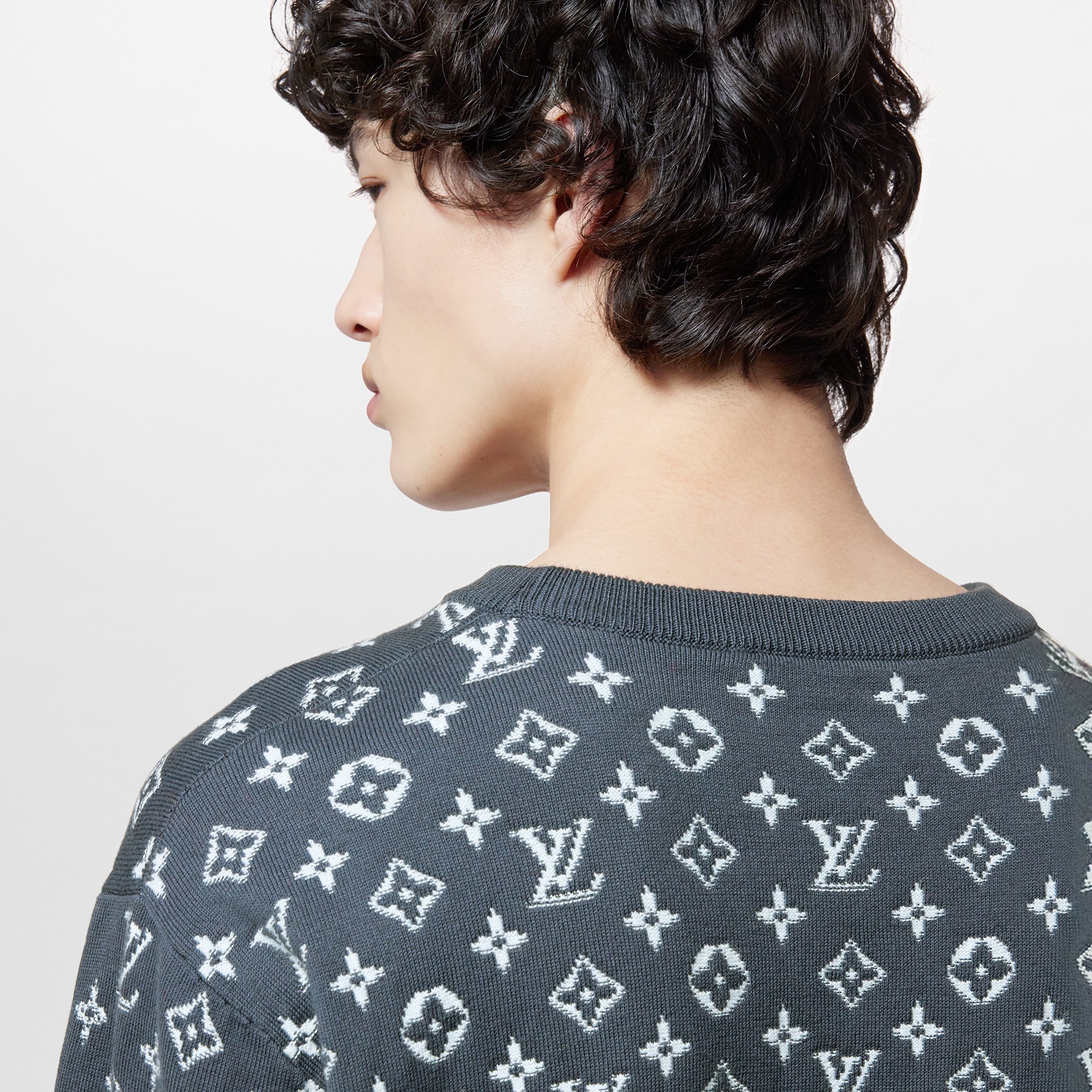 LOUIS VUITTON ルイヴィトングラディエントコットンクルーネック 