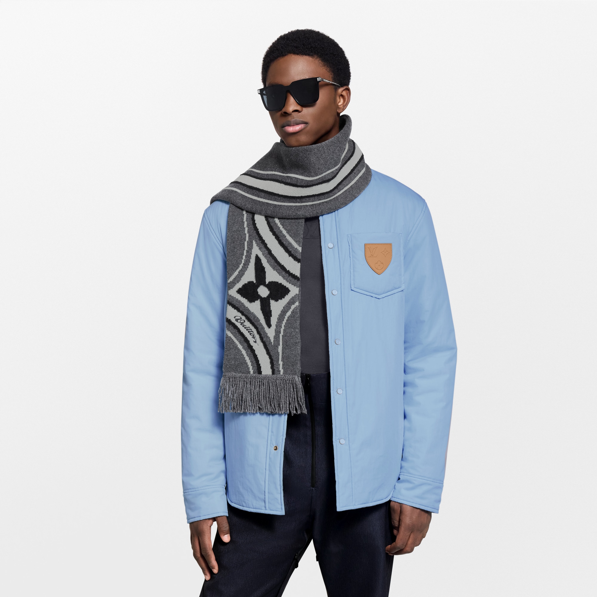 マフラー･グラフィック フラワー S00 メンズ アクセサリー (製品ズーム)