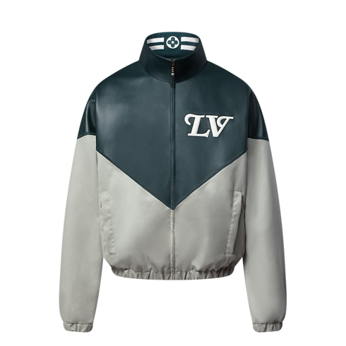 グラフィック レザーミックストラックトップ メンズ ウェア(洋服) (製品ズーム)