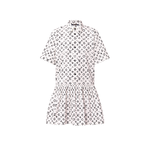 グラフィック モノグラム シャツドレス ウィメンズ ウェア(洋服) (製品ズーム)
