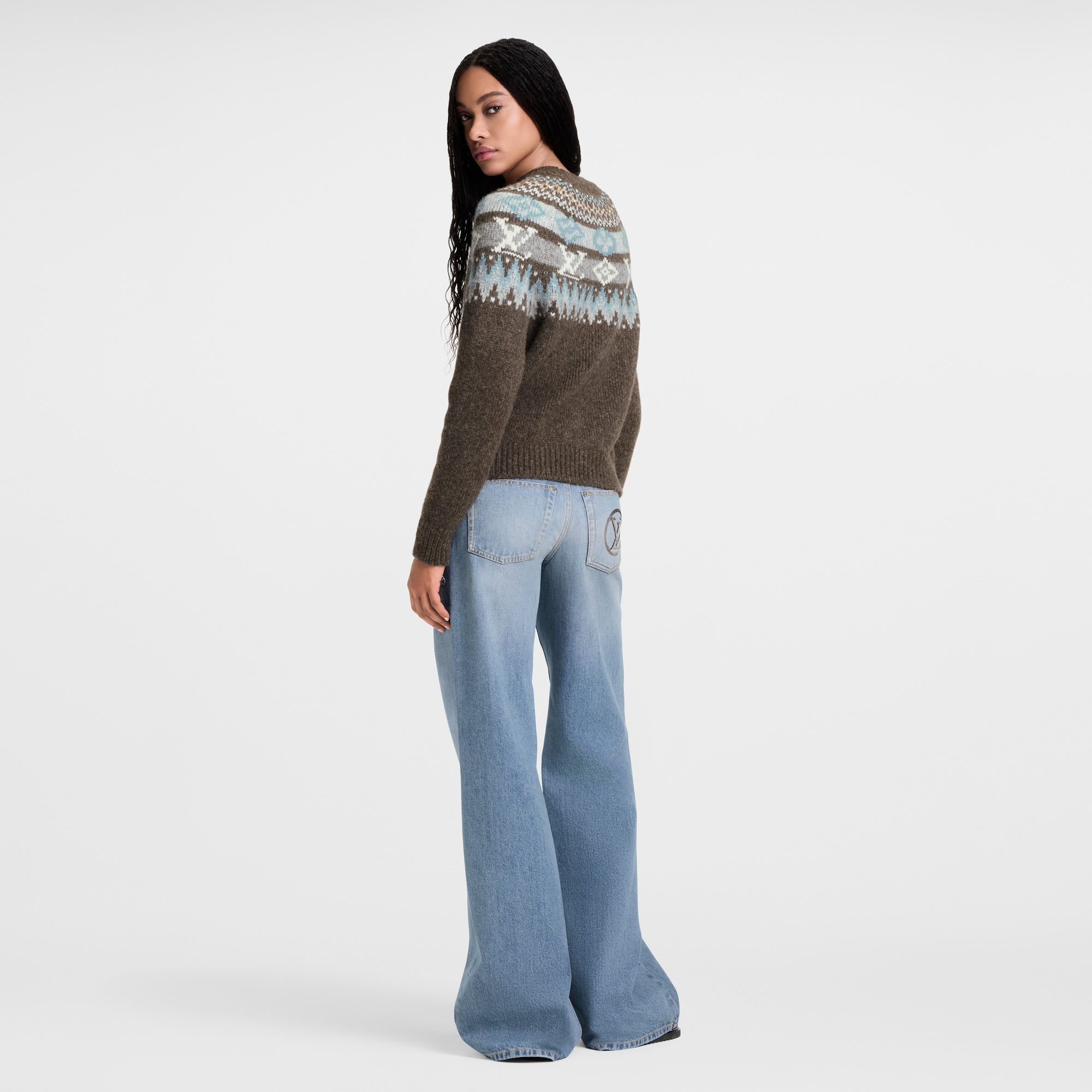 グラフィックシグネチャー ニットプルオーバー  ウィメンズ ウェア(洋服) (製品ズーム)