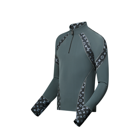 ハイカラーテクニカルロングスリーブスキートップ メンズ ウェア(洋服) (製品ズーム)