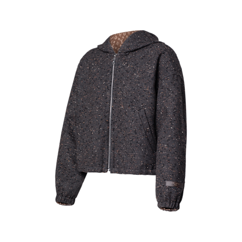 フーデッド ブークレツイードジャケット ウィメンズ ウェア(洋服) (製品ズーム)