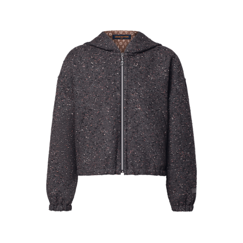 フーデッド ブークレツイードジャケット ウィメンズ ウェア(洋服) (製品ズーム)