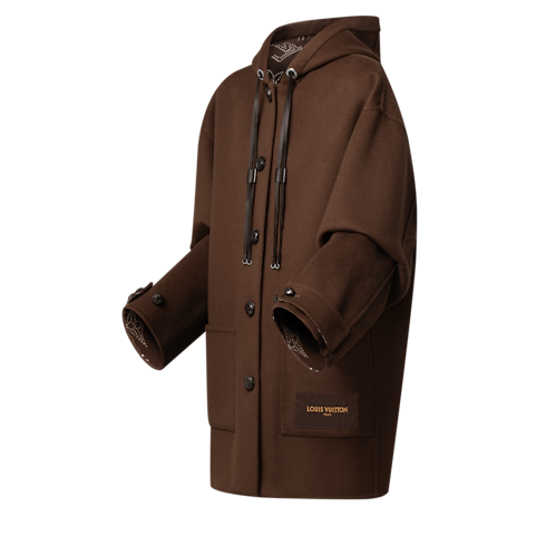 フーデッド ボタンアップコート ウィメンズ ウェア(洋服) (製品ズーム)