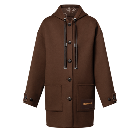 フーデッド ボタンアップコート ウィメンズ ウェア(洋服) (製品ズーム)