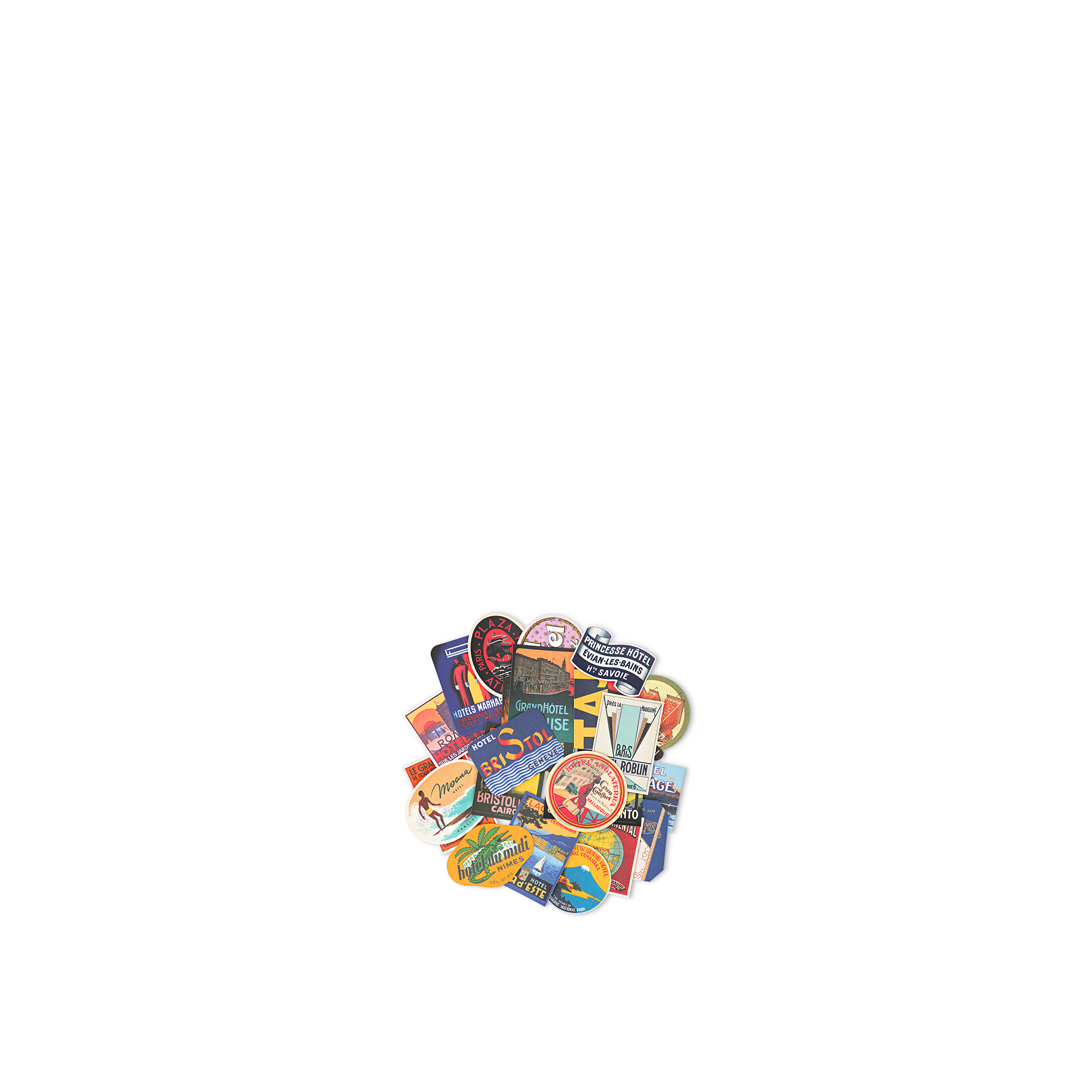 30 ポストカード ホテル ラベル3 ｜ルイ・ヴィトン 公式サイト - R07228