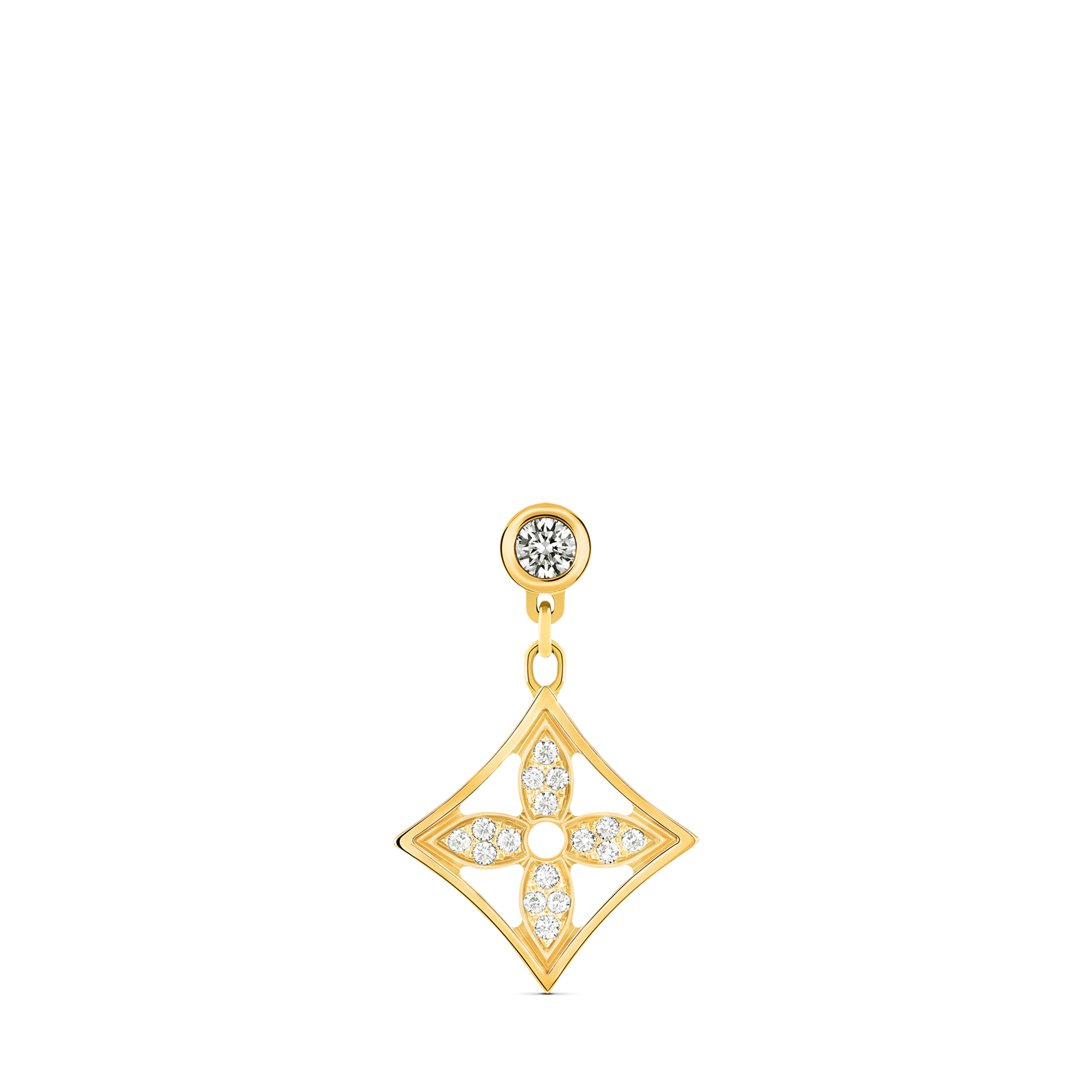 ピアス イディール ブロッサム (イエローゴールド×ダイヤモンド) 単品  ジュエリー ジュエリー カテゴリー (製品ズーム)
