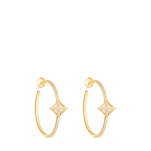 フープピアス イディール ブロッサム ディアモン(イエローゴールド×ダイヤモンド) ジュエリー ジュエリー カテゴリー (製品ズーム)