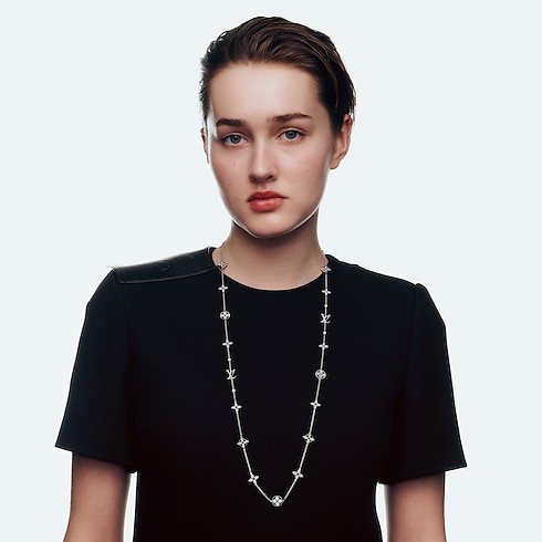 ロングネックレス イディール ブロッサム (ホワイトゴールド×ダイヤモンド) ジュエリー ジュエリー カテゴリー (製品ズーム)