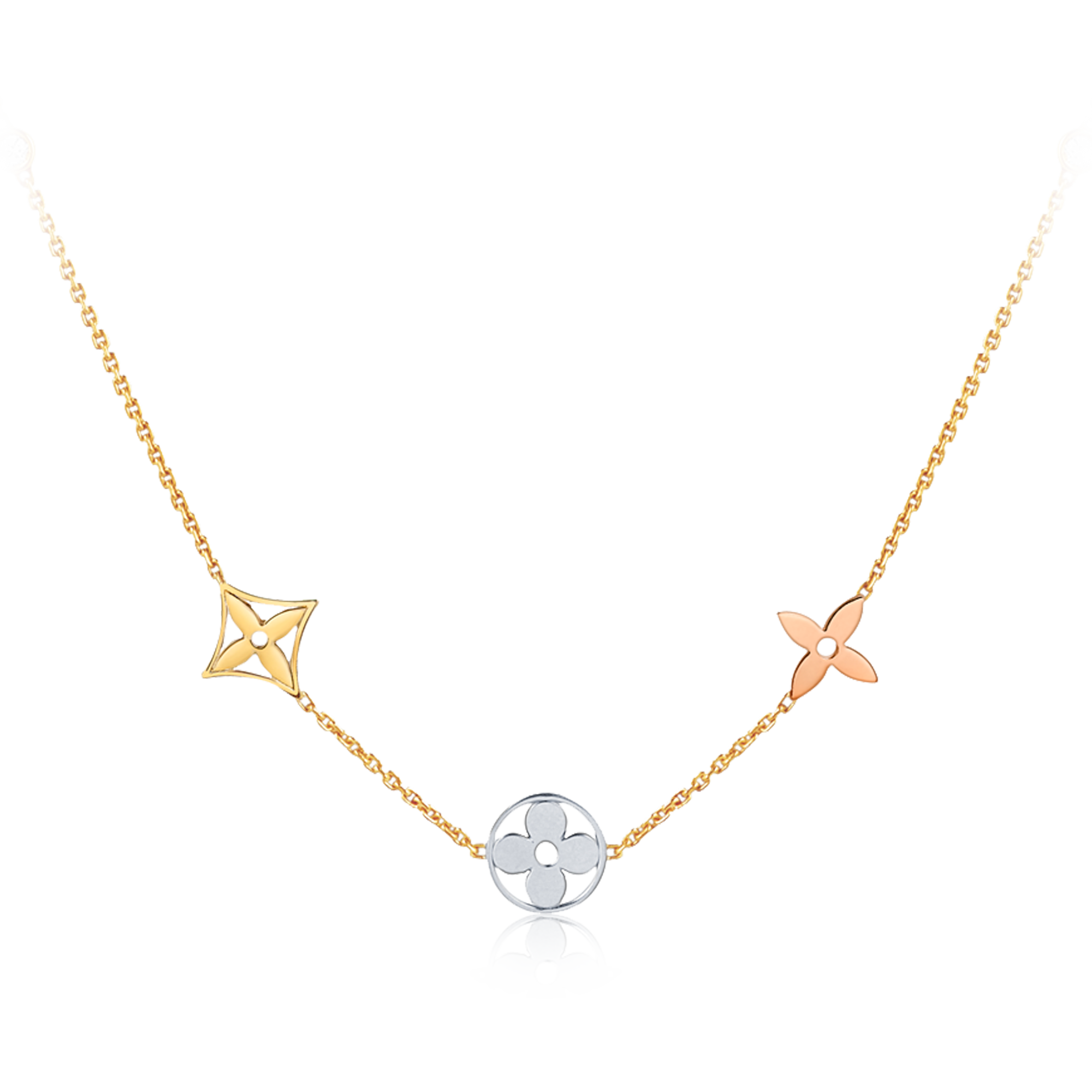 ロングネックレス モノグラム･イディール(18K スリーゴールド×ダイヤモンド)  ジュエリー ジュエリー カテゴリー (製品ズーム)