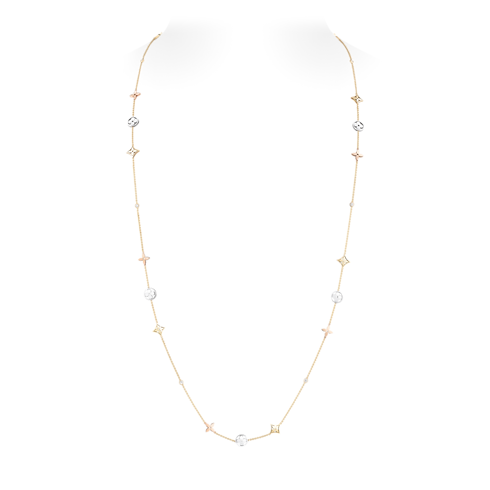 ロングネックレス モノグラム・イディール(18K スリーゴールド×ダイヤモンド) ジュエリー ジュエリー カテゴリー (製品ズーム)