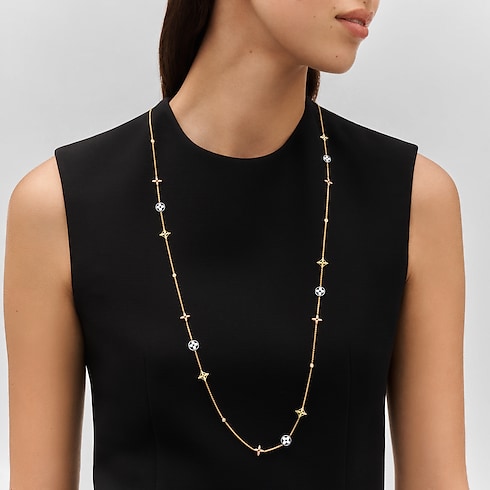 ロングネックレス モノグラム・イディール(18K スリーゴールド×ダイヤモンド) ジュエリー ジュエリー カテゴリー (製品ズーム)