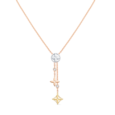 ネックレス Y イディール ブロッサム トワオール(18Kスリーゴールド×ダイヤモンド) ジュエリー ジュエリー カテゴリー (製品ズーム)