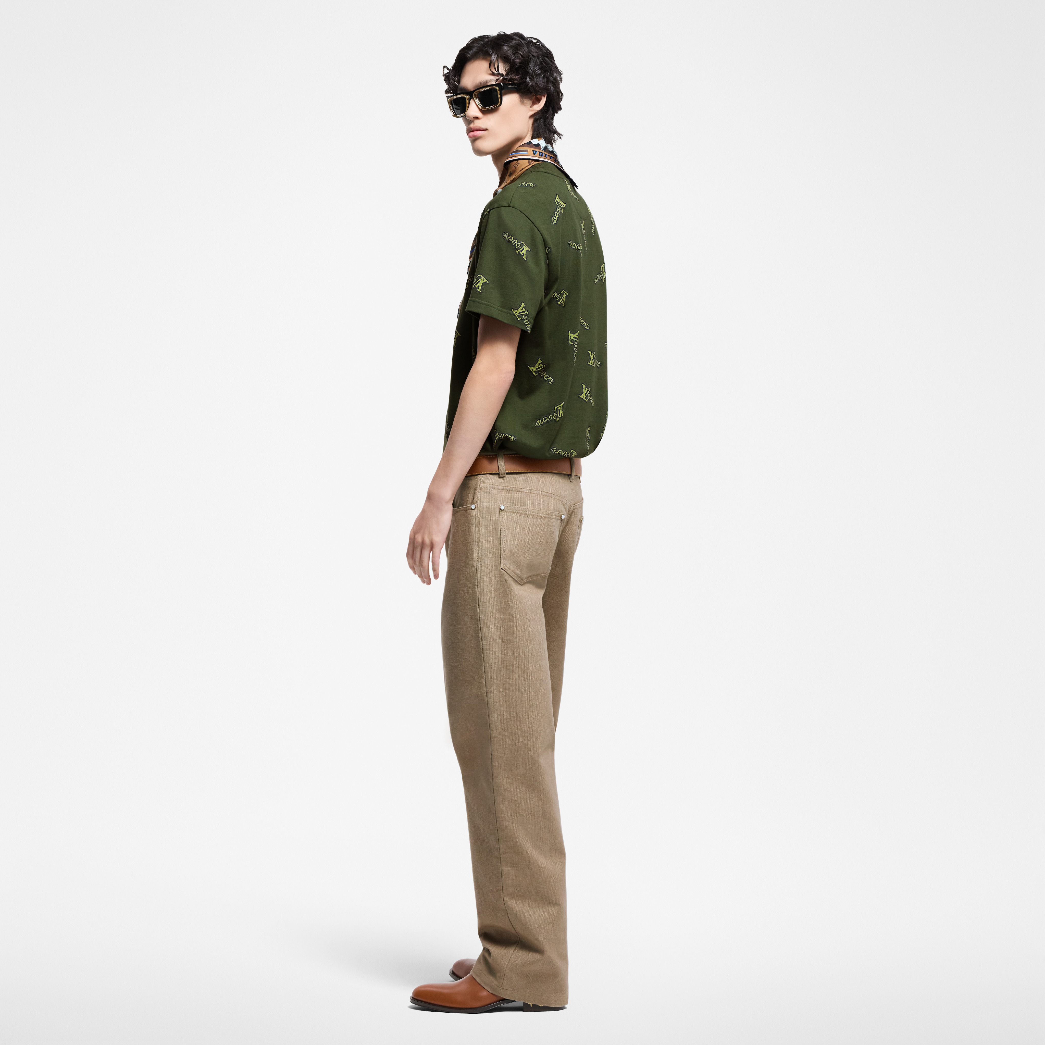 ジャカードコットンTシャツ  メンズ ウェア(洋服) (製品ズーム)