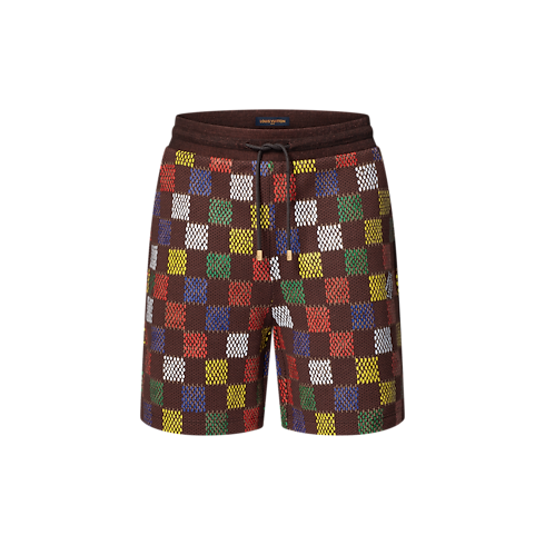 ジャカードダミエ コットンジャージーショーツ メンズ ウェア(洋服) (製品ズーム)