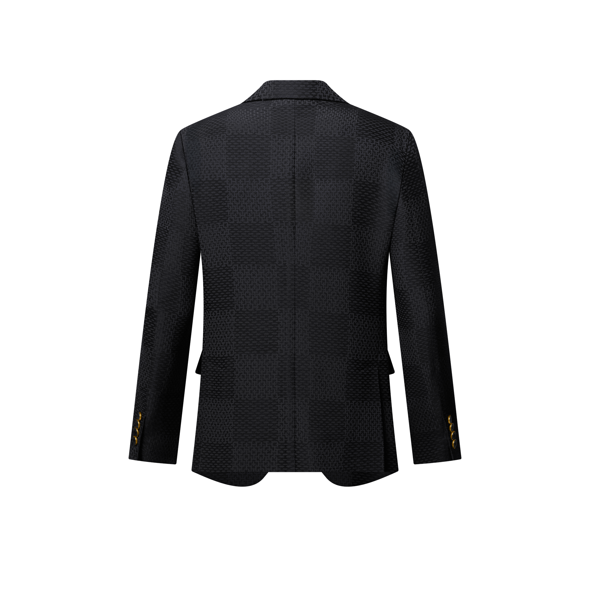 ジャカードダミエ ウールアンドシルクブレンド ナポリターナジャケット  メンズ プレタポルテ(洋服) (製品ズーム)