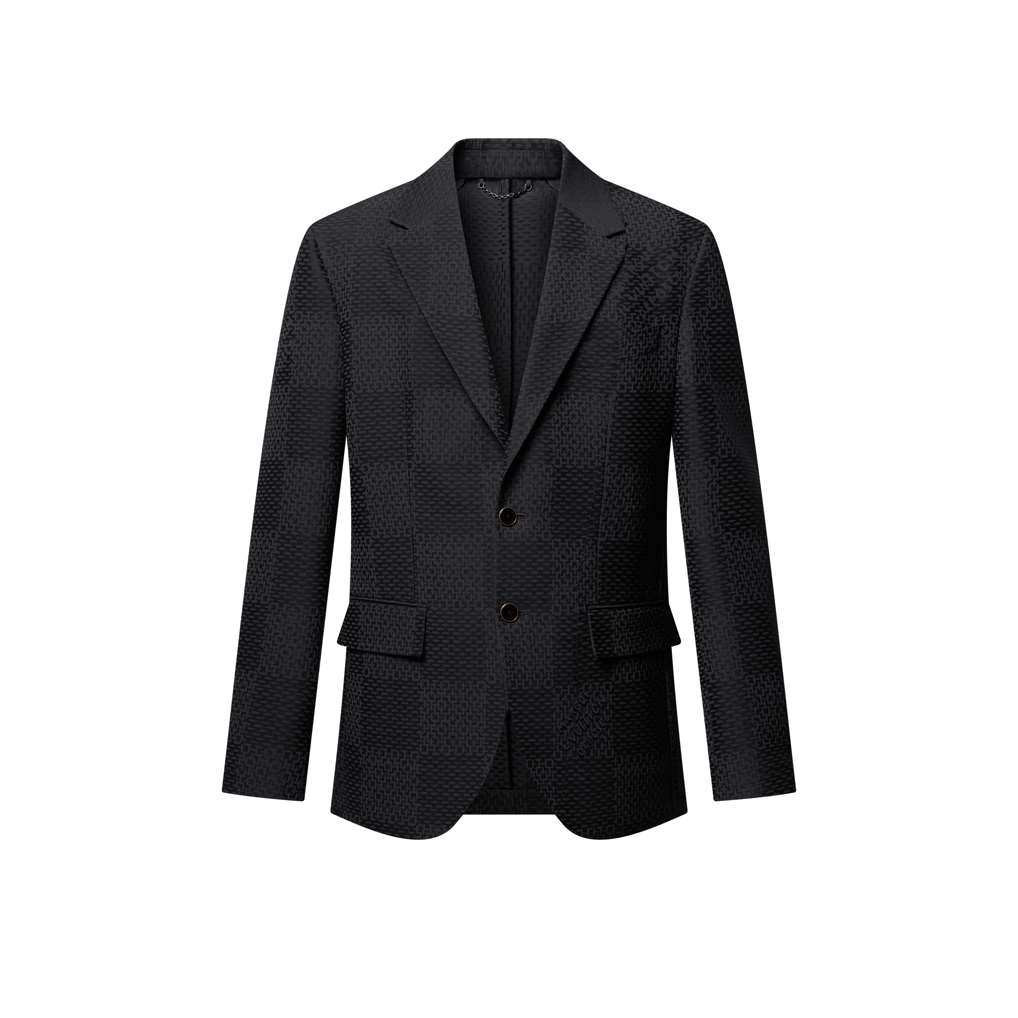ジャカードダミエ ウールアンドシルクブレンド ナポリターナジャケット  メンズ プレタポルテ(洋服) (製品ズーム)