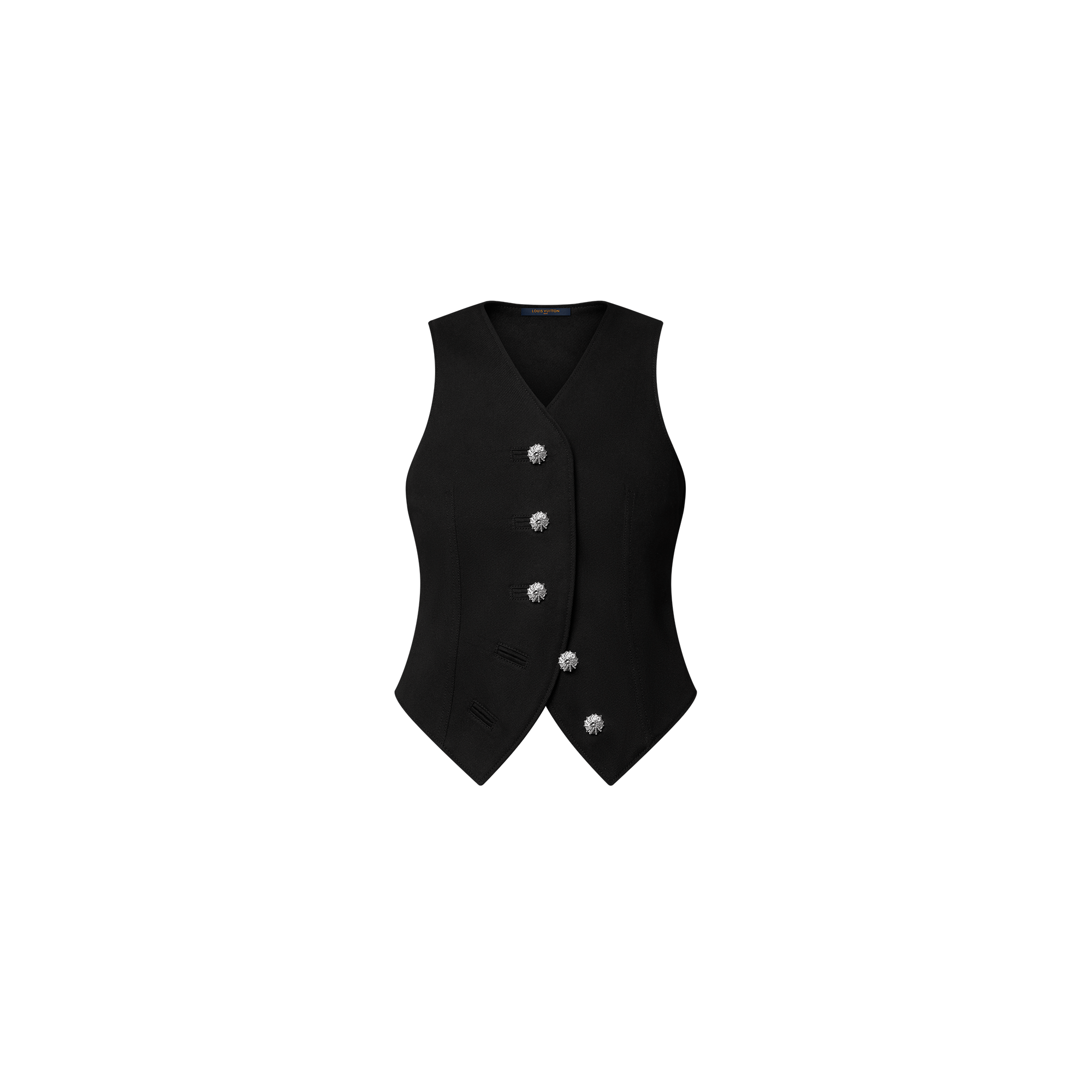 ジュエルボタン デニムウエストコート  ウィメンズ プレタポルテ(洋服) (製品ズーム)