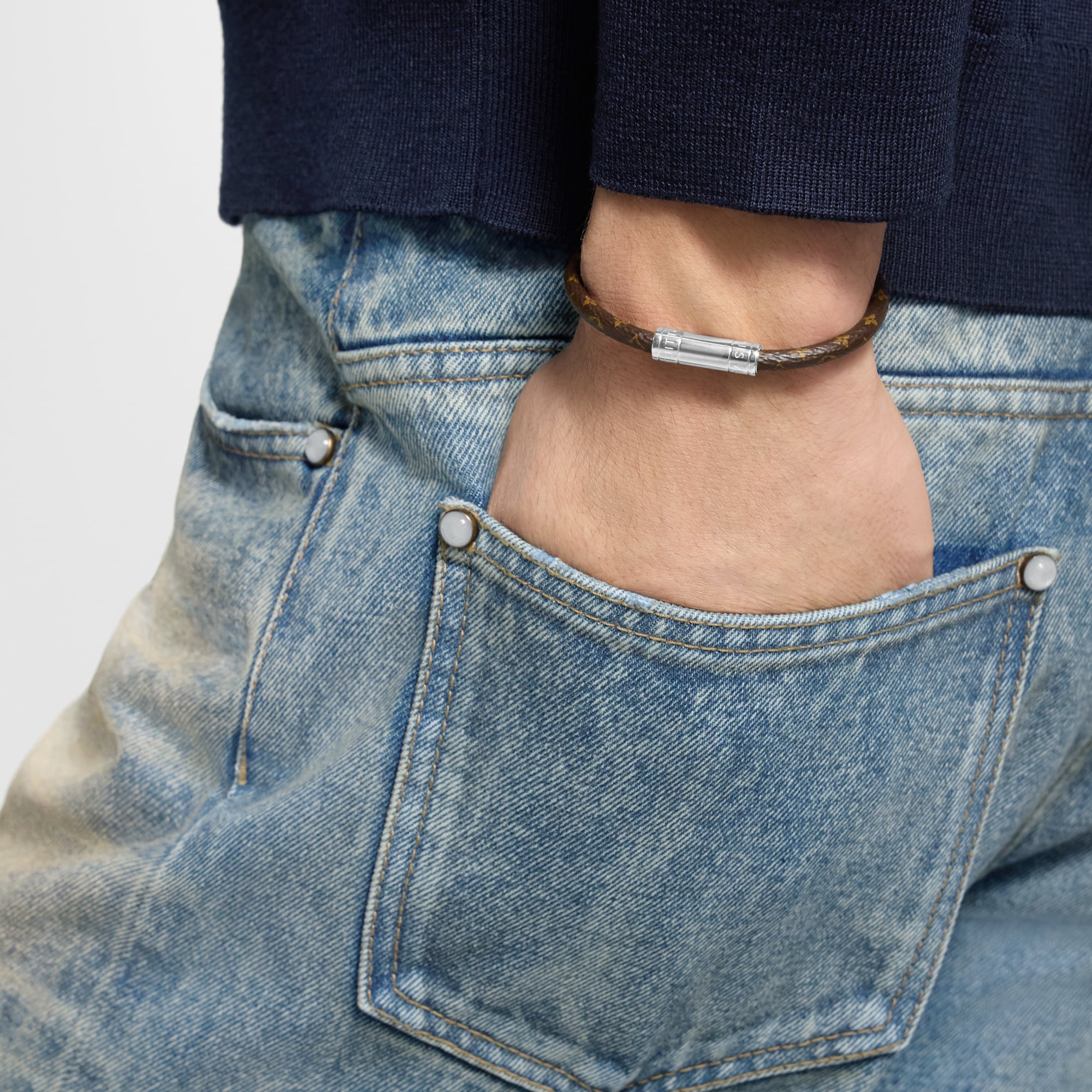 ブレスレット･キープ イット モノグラム・エクリプス メンズ ファッションジュエリー (製品ズーム)