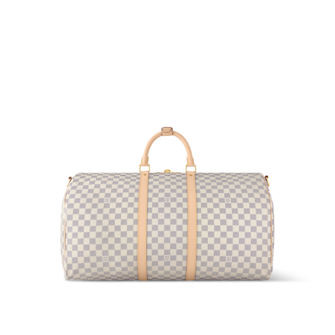 キーポル・バンドリエール 55 ダミエ・アズール バッグ・財布・小物 レザーグッズ・パーソナライゼーション (製品ズーム)