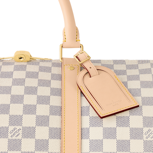 キーポル・バンドリエール 55 ダミエ・アズール バッグ・財布・小物 レザーグッズ・パーソナライゼーション (製品ズーム)