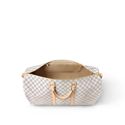 キーポル・バンドリエール 55 ダミエ・アズール バッグ・財布・小物 レザーグッズ・パーソナライゼーション (製品ズーム)