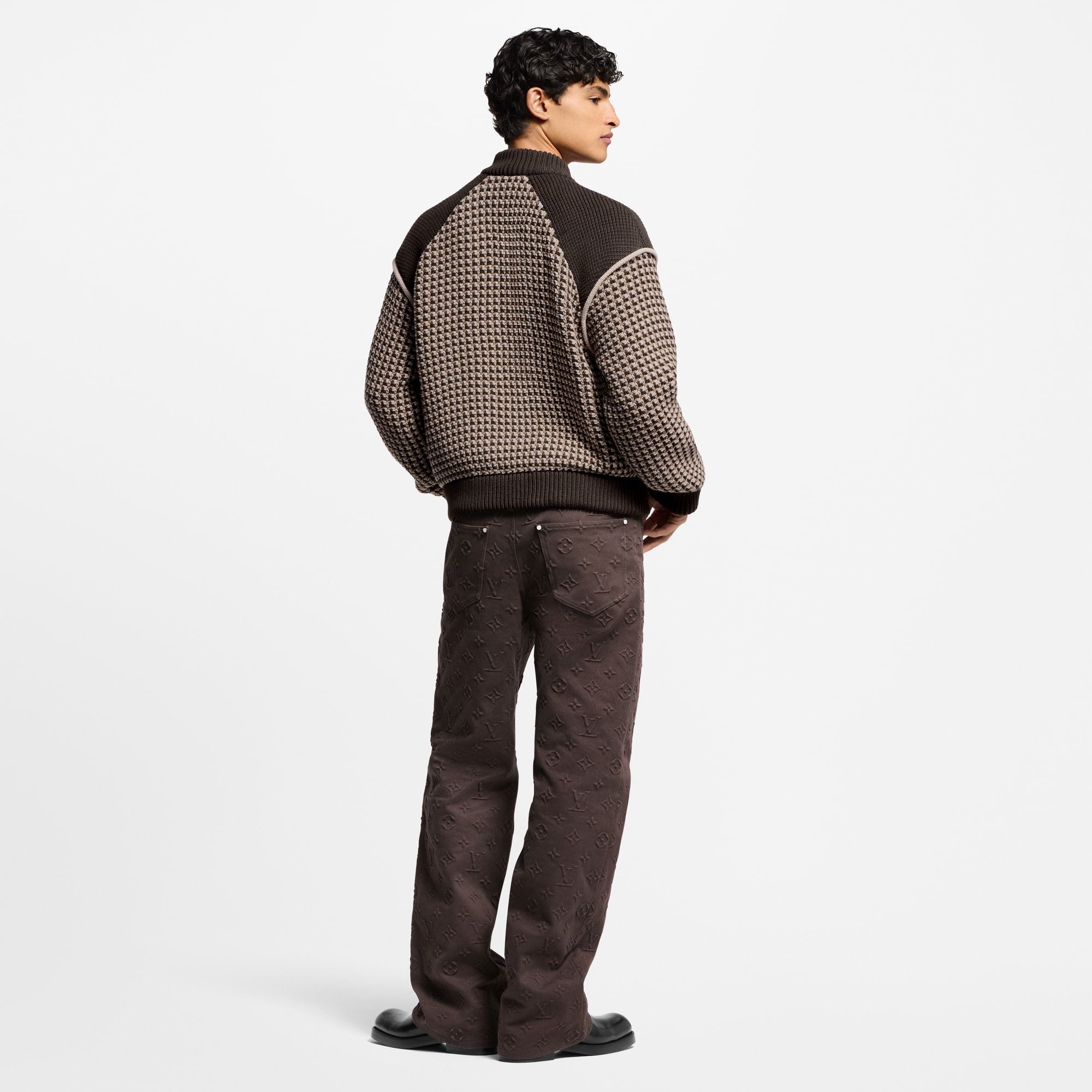 ニットコットン ジャカードボンバー  メンズ ウェア(洋服) (製品ズーム)
