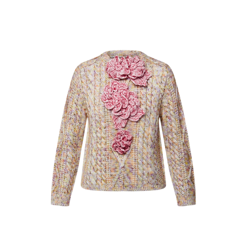 ニットフラワーフロントプルオーバー ウィメンズ ウェア(洋服) (製品ズーム)