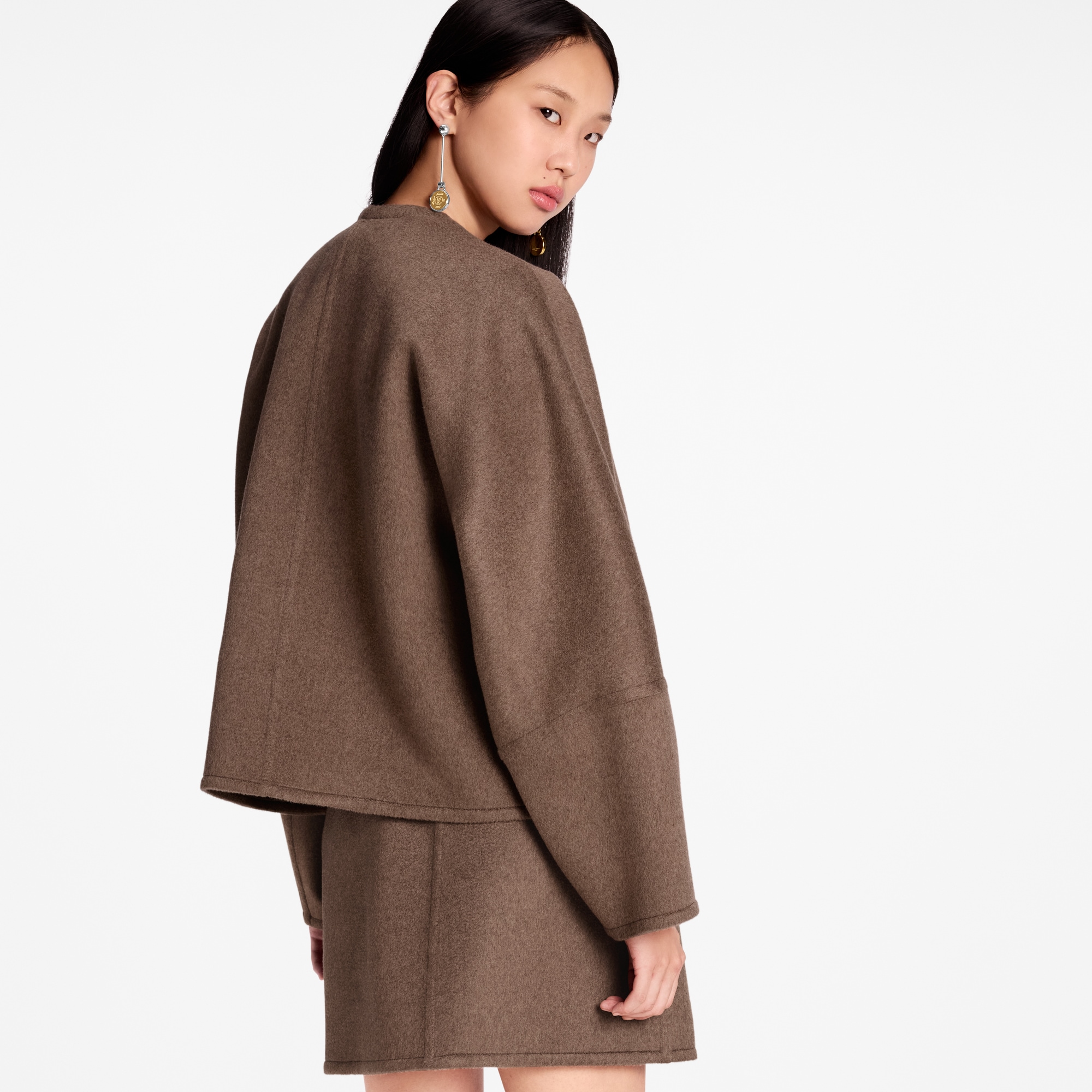 レースタイ バルーンスリーブジャケット  ウィメンズ ウェア(洋服) (製品ズーム)