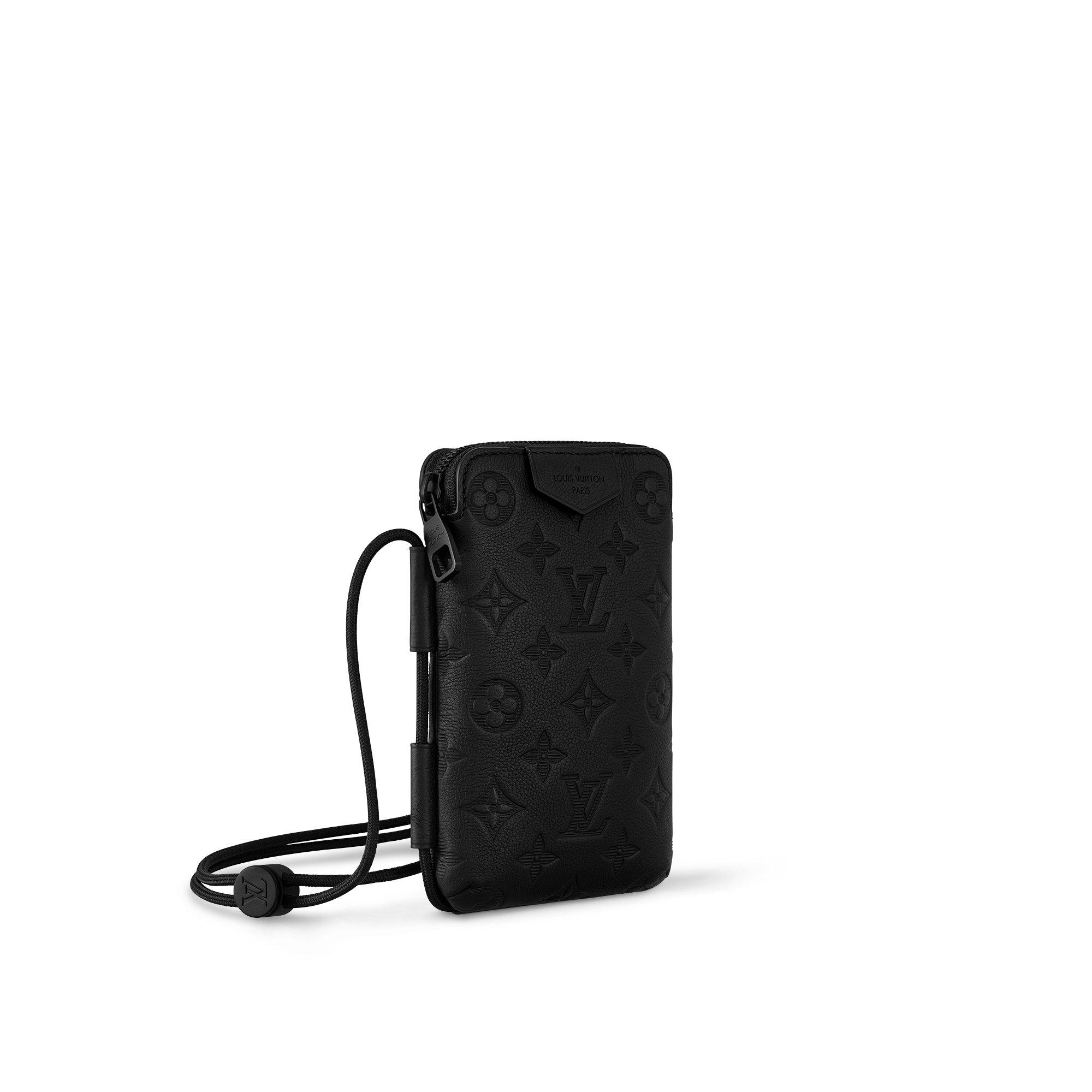 レースアップ･ポーチ モノグラム･シャドウ メンズ バッグ (製品ズーム)