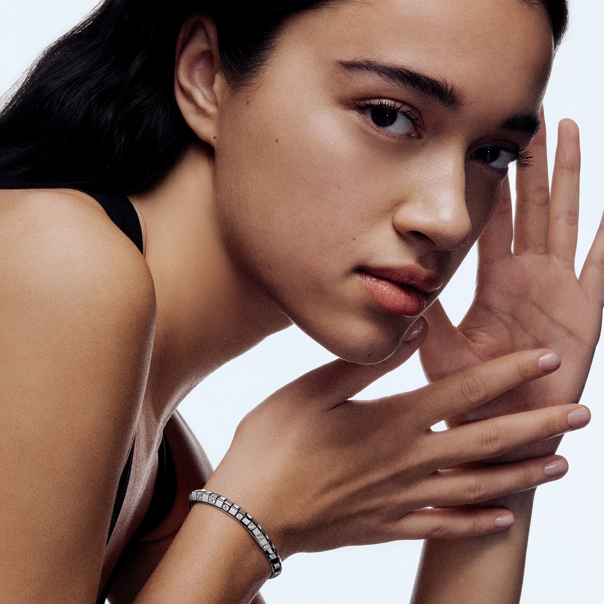 ブレスレット ル ダミエ ドゥ ルイ･ヴィトン 7mm (ホワイトゴールド×ダイヤモンド)  ジュエリー ジュエリー カテゴリー (製品ズーム)