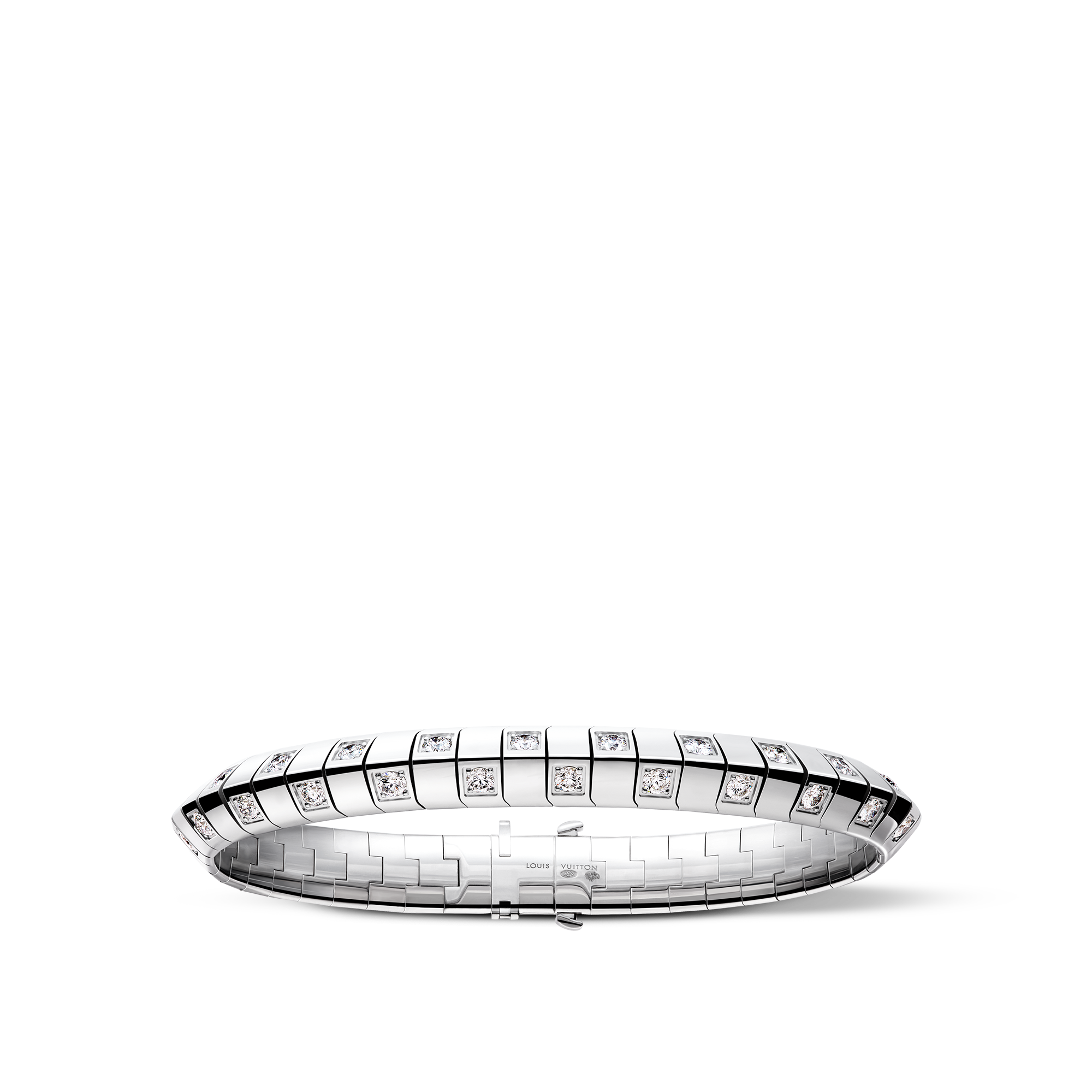 ブレスレット ル ダミエ ドゥ ルイ･ヴィトン 7mm (ホワイトゴールド×ダイヤモンド)  ジュエリー ジュエリー カテゴリー (製品ズーム)