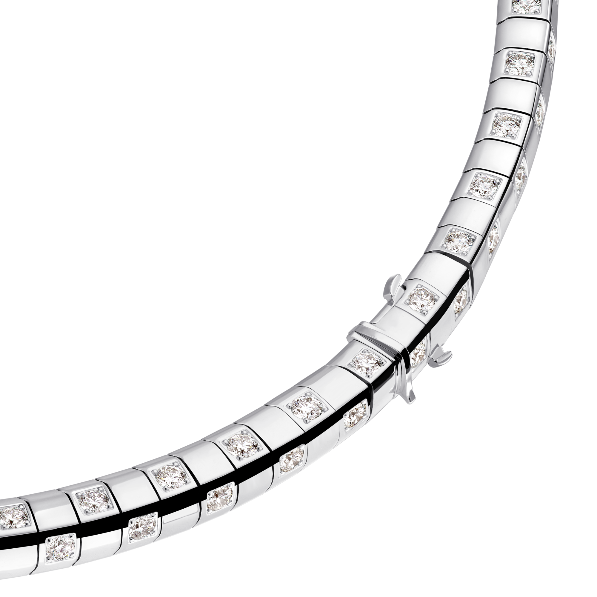 ネックレス ル ダミエ ドゥ ルイ･ヴィトン 5mm (ホワイトゴールド×ダイヤモンド)  ジュエリー ジュエリー カテゴリー (製品ズーム)