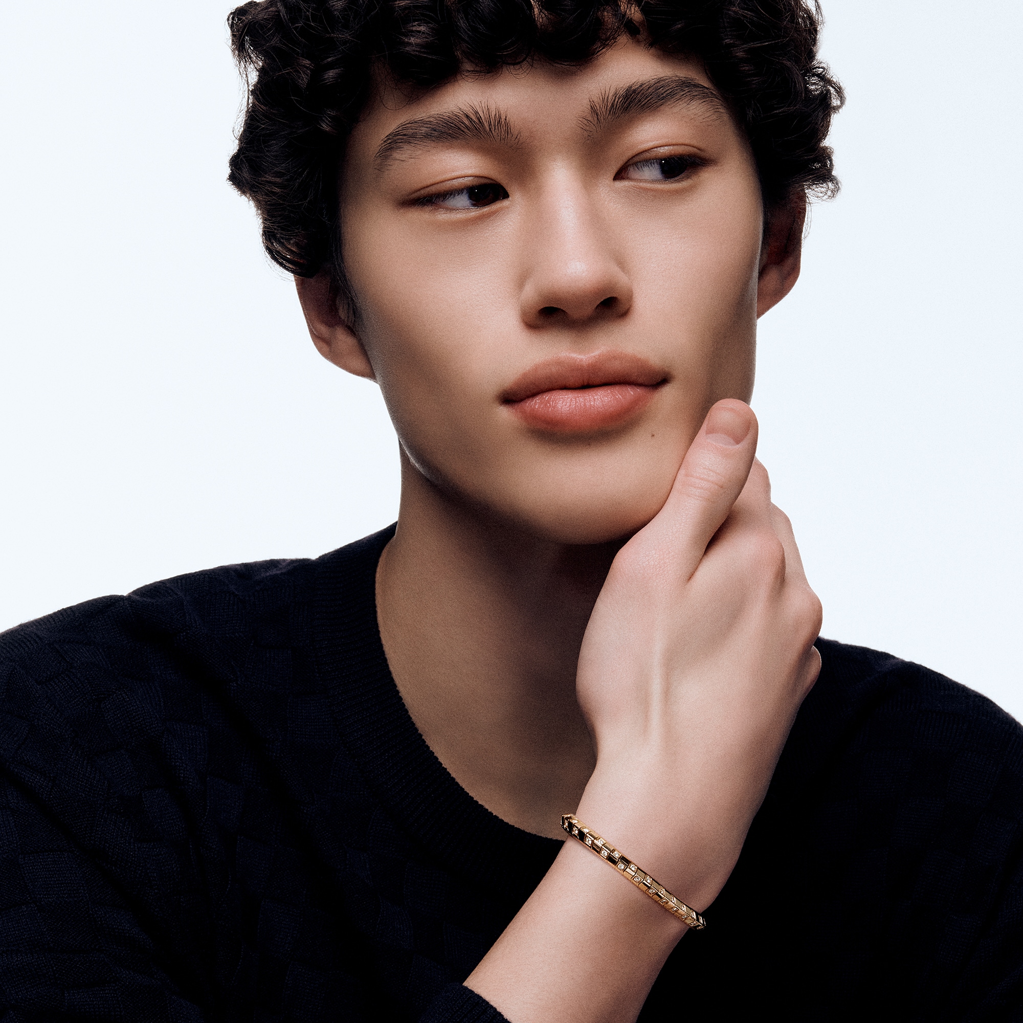 ブレスレット ル ダミエ ドゥ ルイ･ヴィトン 5mm (イエローゴールド×ダイヤモンド)  ジュエリー ジュエリー カテゴリー (製品ズーム)