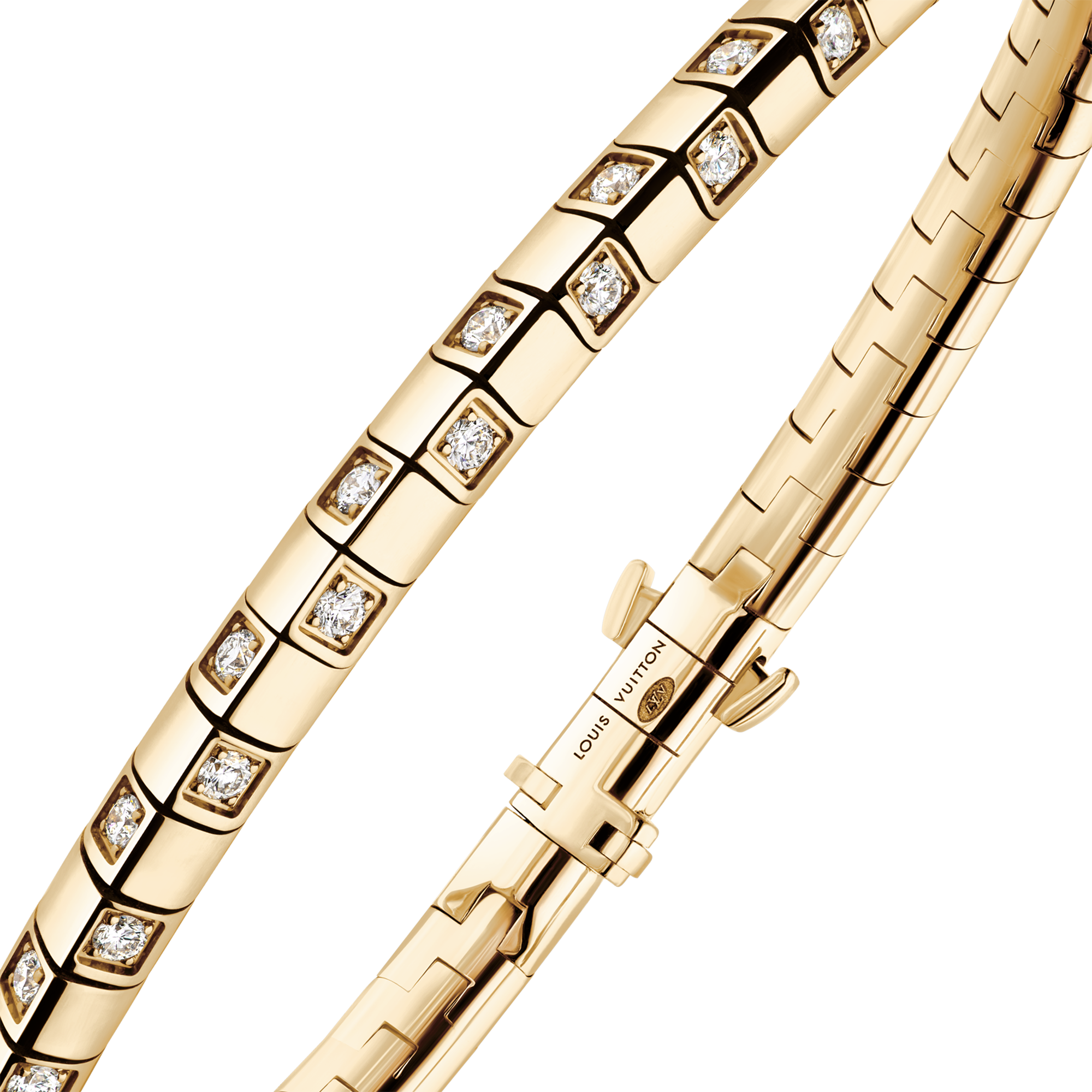 ブレスレット ル ダミエ ドゥ ルイ･ヴィトン 3.5mm (イエローゴールド×ダイヤモンド)  ジュエリー ジュエリー カテゴリー (製品ズーム)