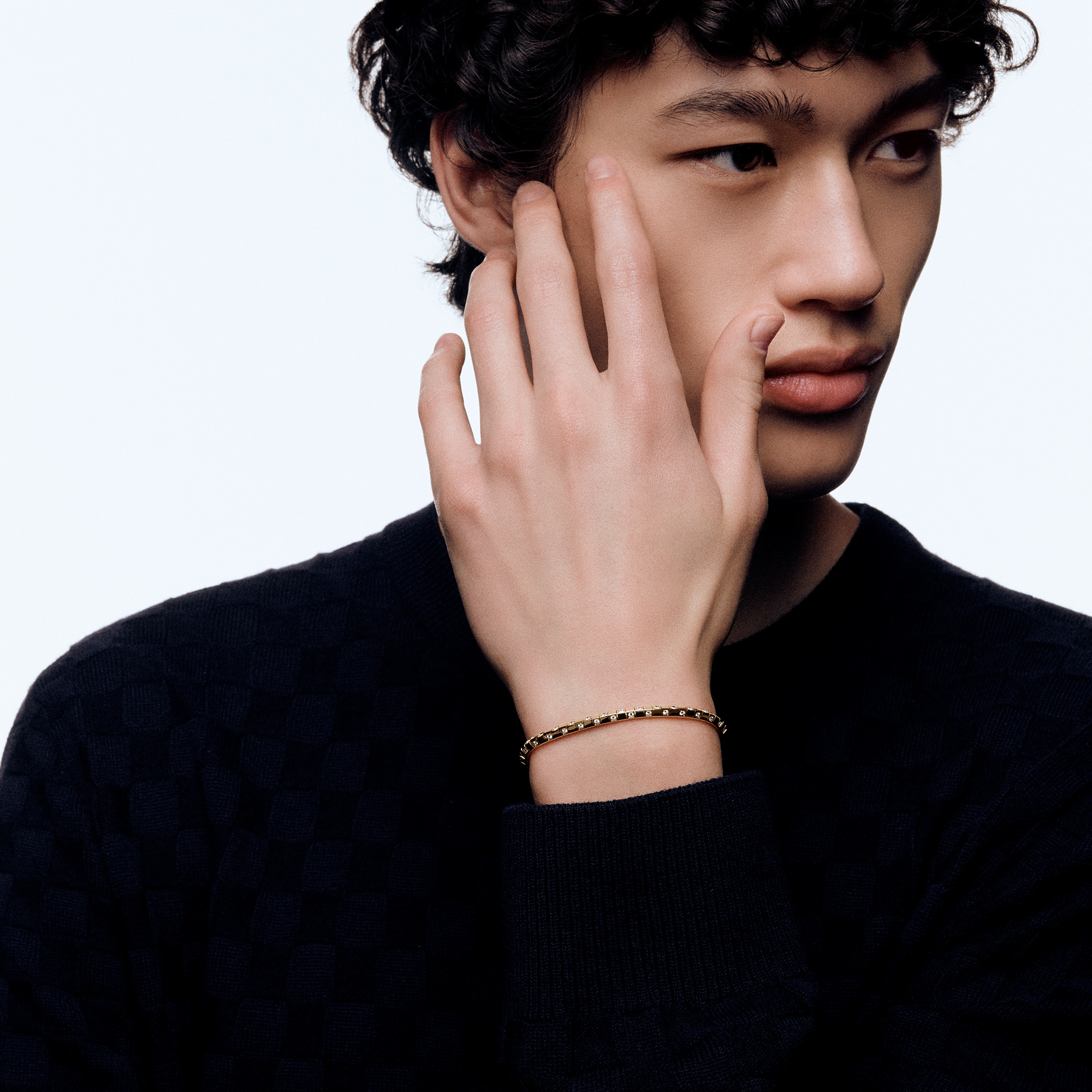 ブレスレット ル ダミエ ドゥ ルイ･ヴィトン 3.5mm (イエローゴールド×ダイヤモンド)  ジュエリー ジュエリー カテゴリー (製品ズーム)