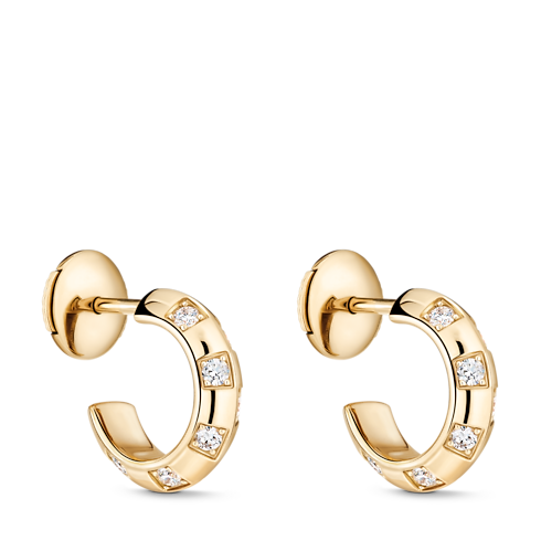 フープピアス ル ダミエ ドゥ ルイ・ヴィトン 3.5mm (イエローゴールド×ダイヤモンド) ジュエリー ジュエリー カテゴリー (製品ズーム)